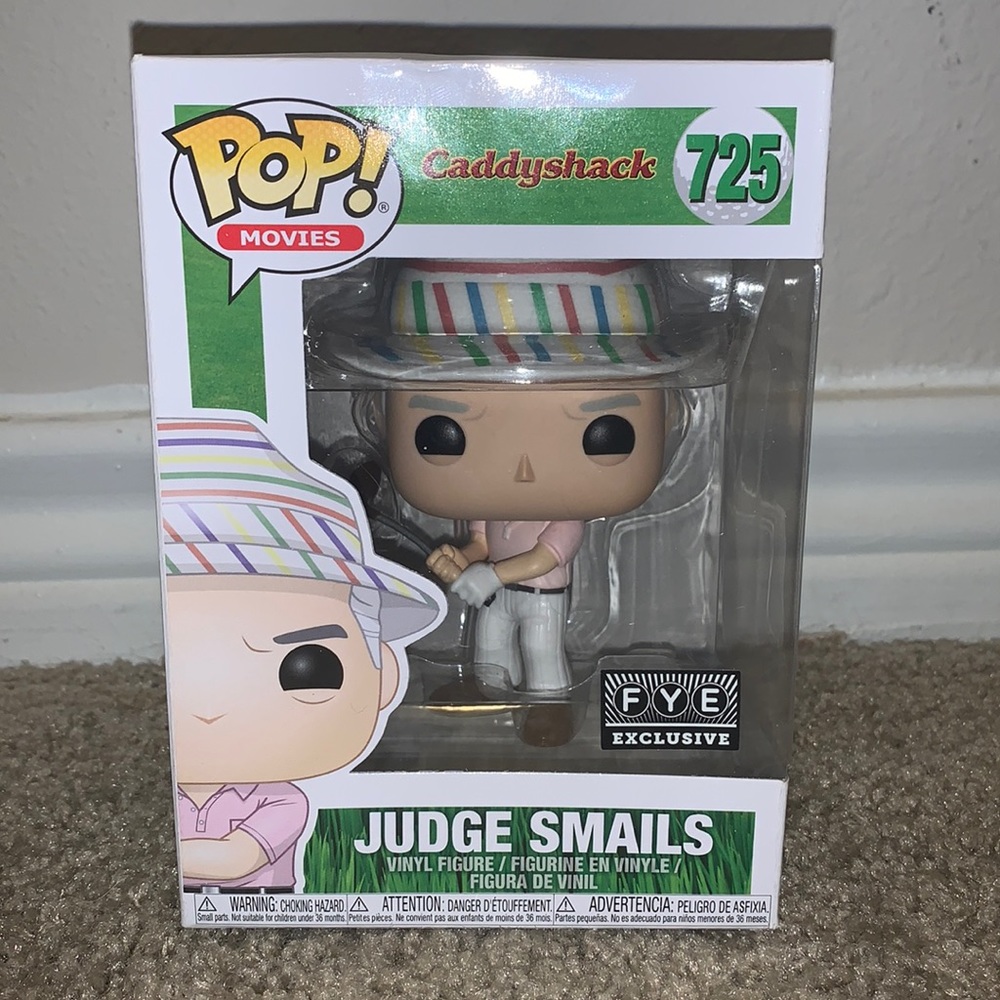 Funko Pop Judge Smails from Caddyshack 725 Movies FYE Exclusive